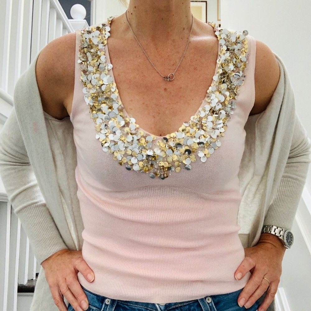 Holt's sequins top
